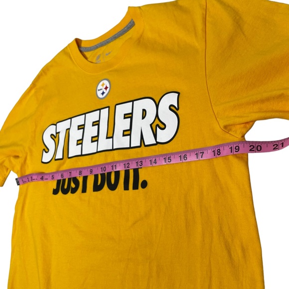 Nike Men’s NFL Pittsburgh Steelers Just Do It Gold T-Shirt Size M. - Picture 5 of 7
